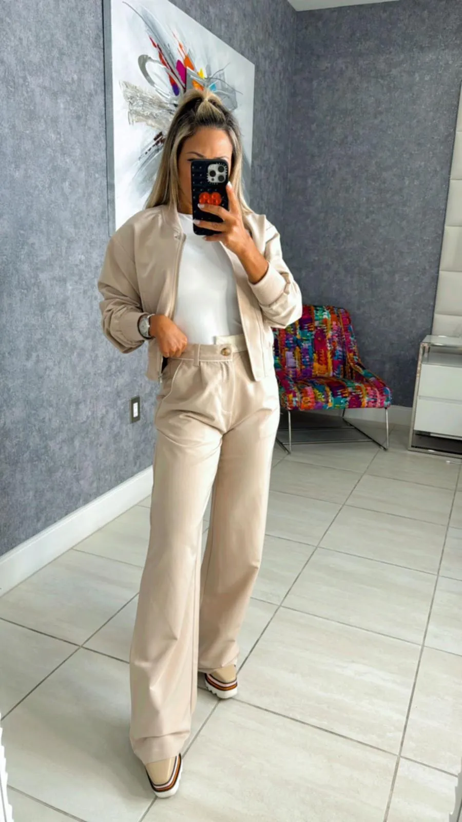 383S Bomber jacket and pants set