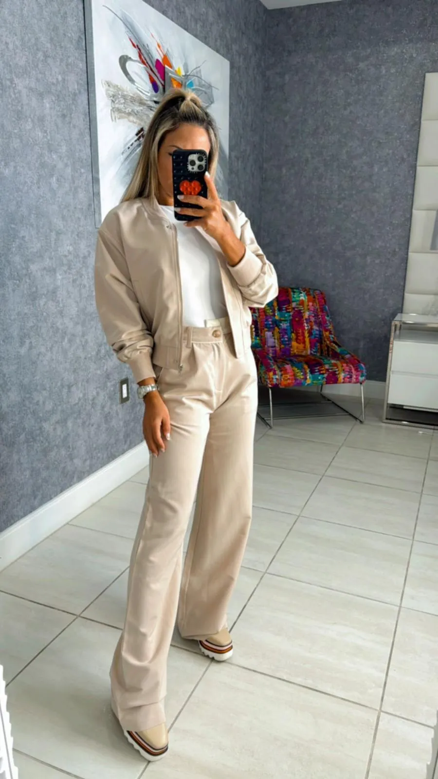 383S Bomber jacket and pants set