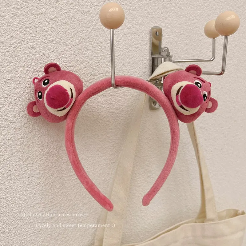 Cute Cartoon Strawberry Bear Headband