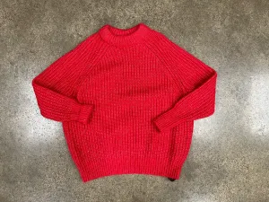 Dress Sweater By H&M In Red, Size:M