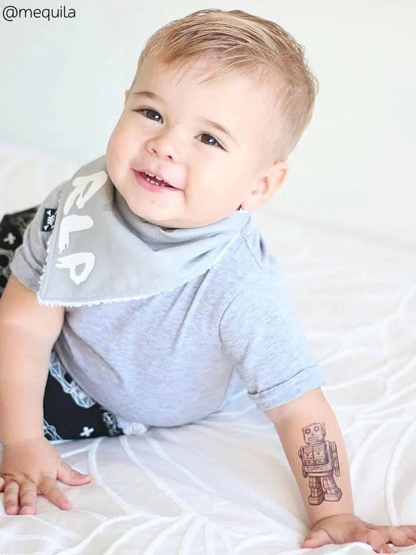 Ducky Street Robot Temporary Tattoos