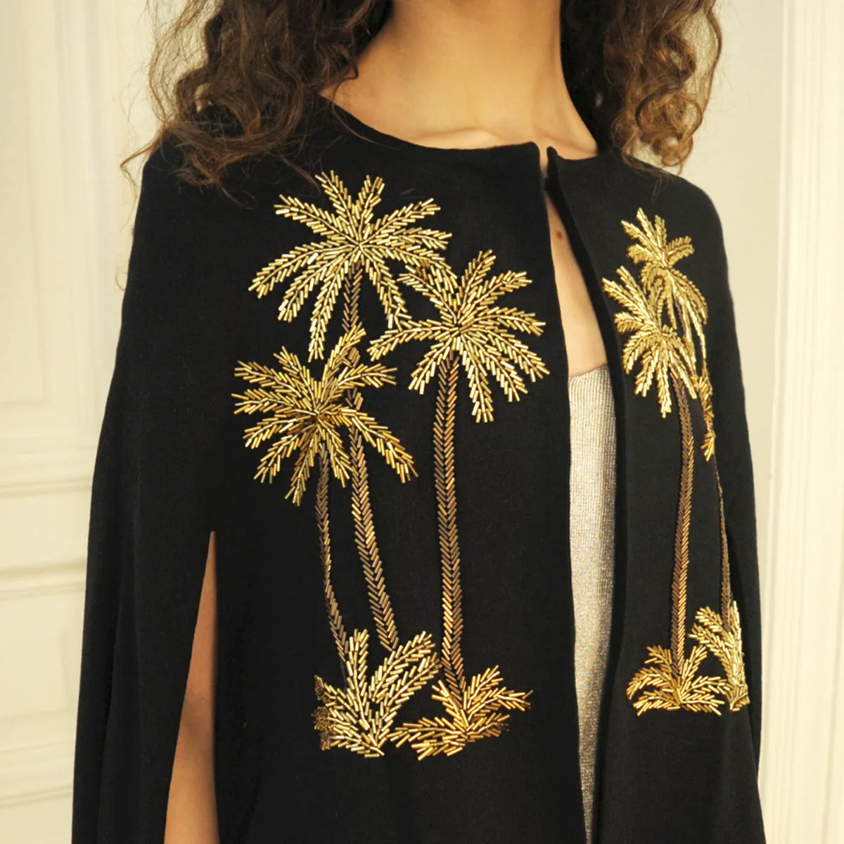 GOLDEN OASIS BLACK IMPERIAL CAPE