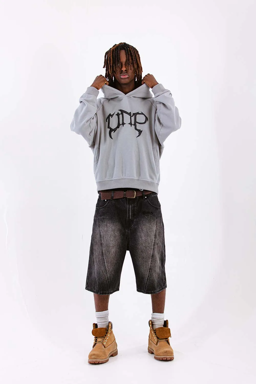 Grey Monochrome Hoodie