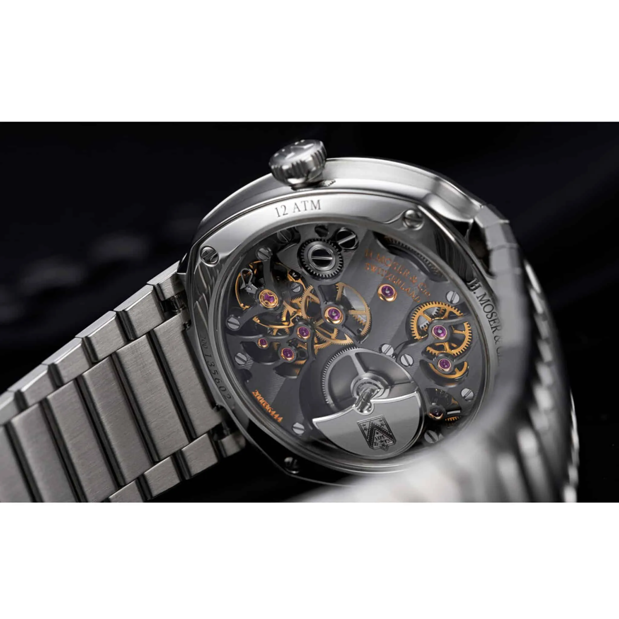 H. Moser & Cie. Streamliner Small Seconds Blue Enamel Watch