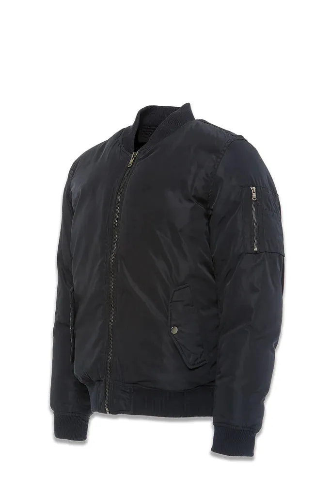 Jordan Craig SQUADRON BOMBER JACKET (BLACK)