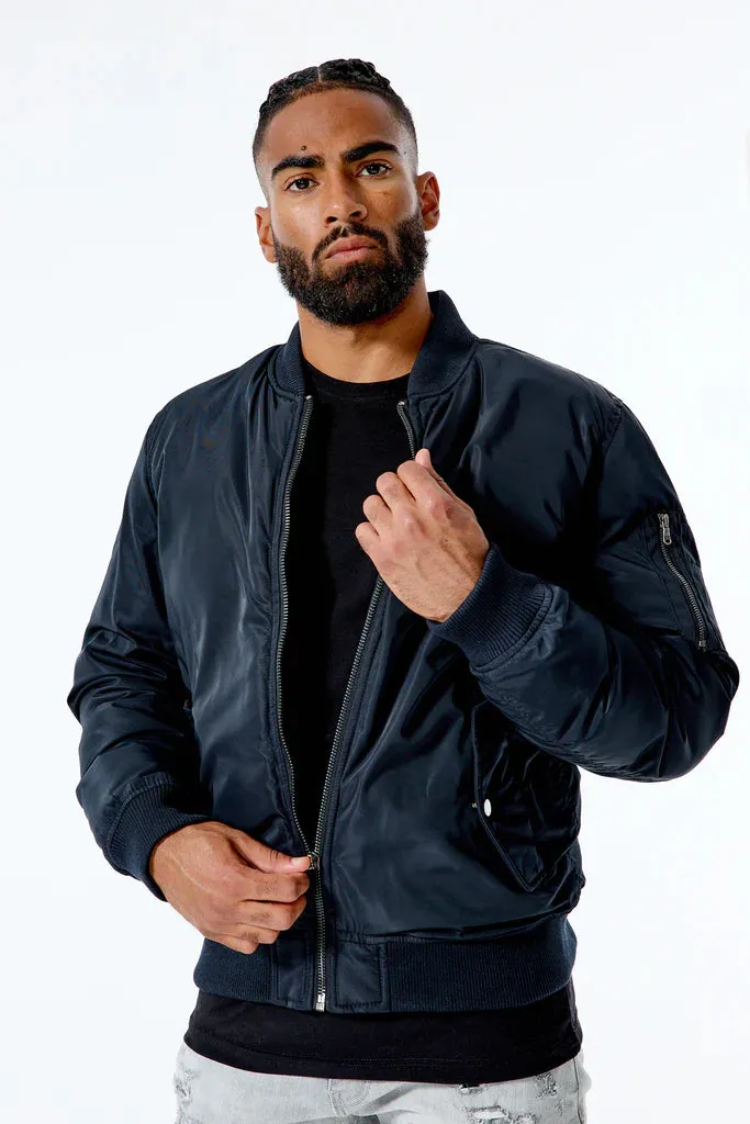 Jordan Craig SQUADRON BOMBER JACKET (BLACK)