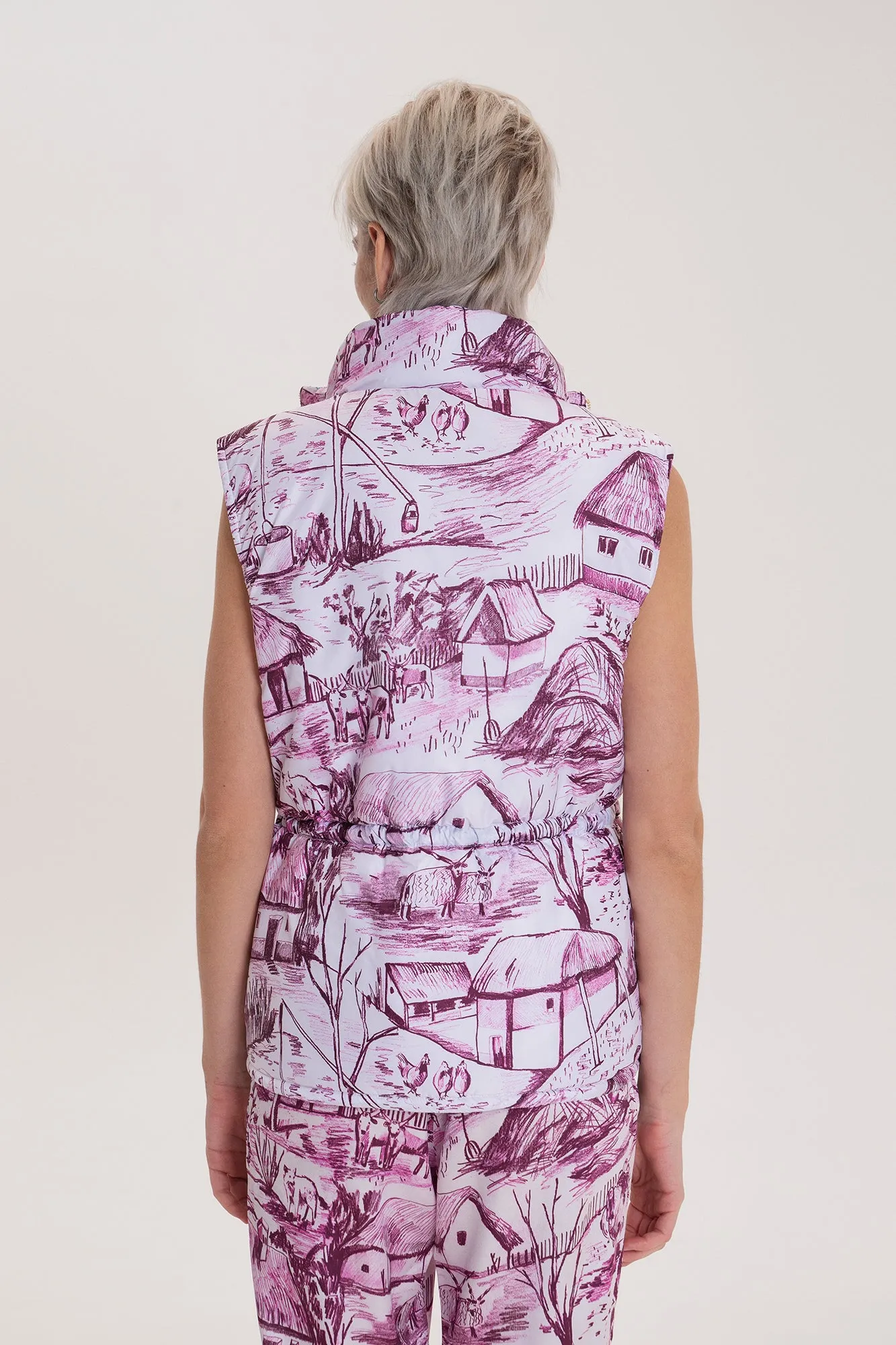 LOCA reversible vest 'Farm'