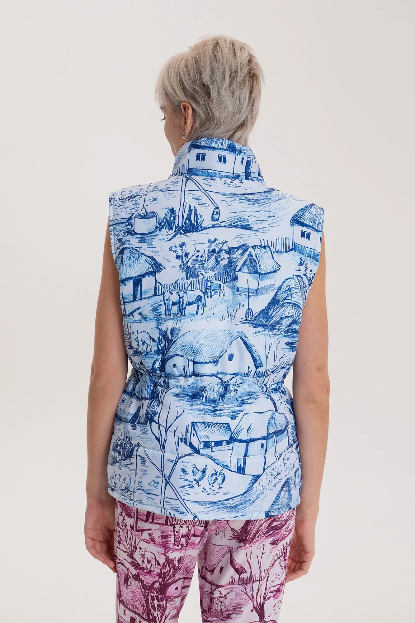 LOCA reversible vest 'Farm'
