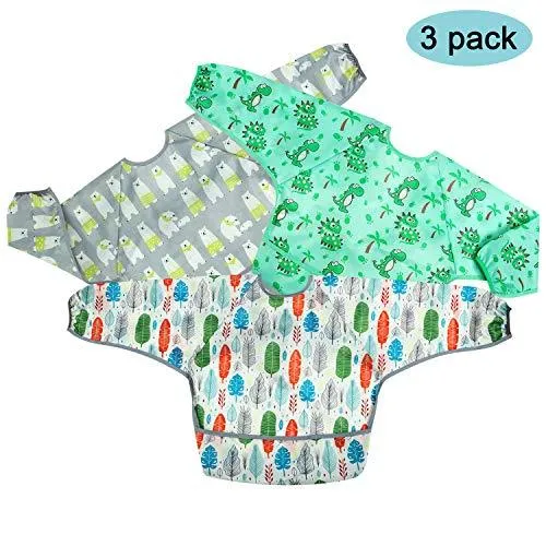 Long Sleeve Bib 3-Pack