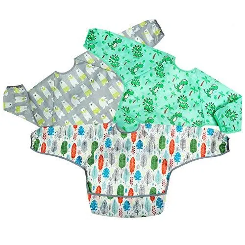 Long Sleeve Bib 3-Pack