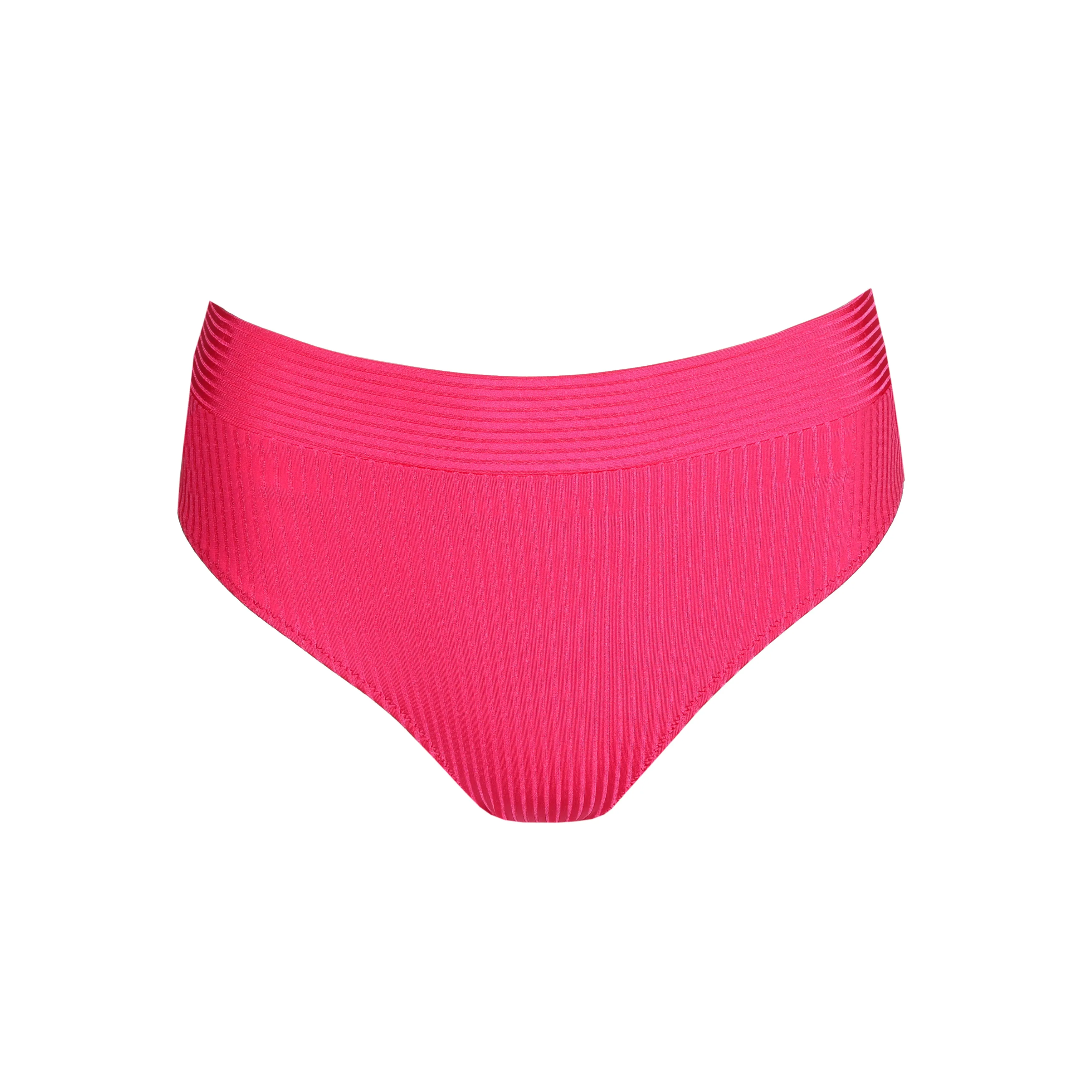Marie Jo Swim - Emly Bikini Fold Briefs in Blk & Dragon Fruit