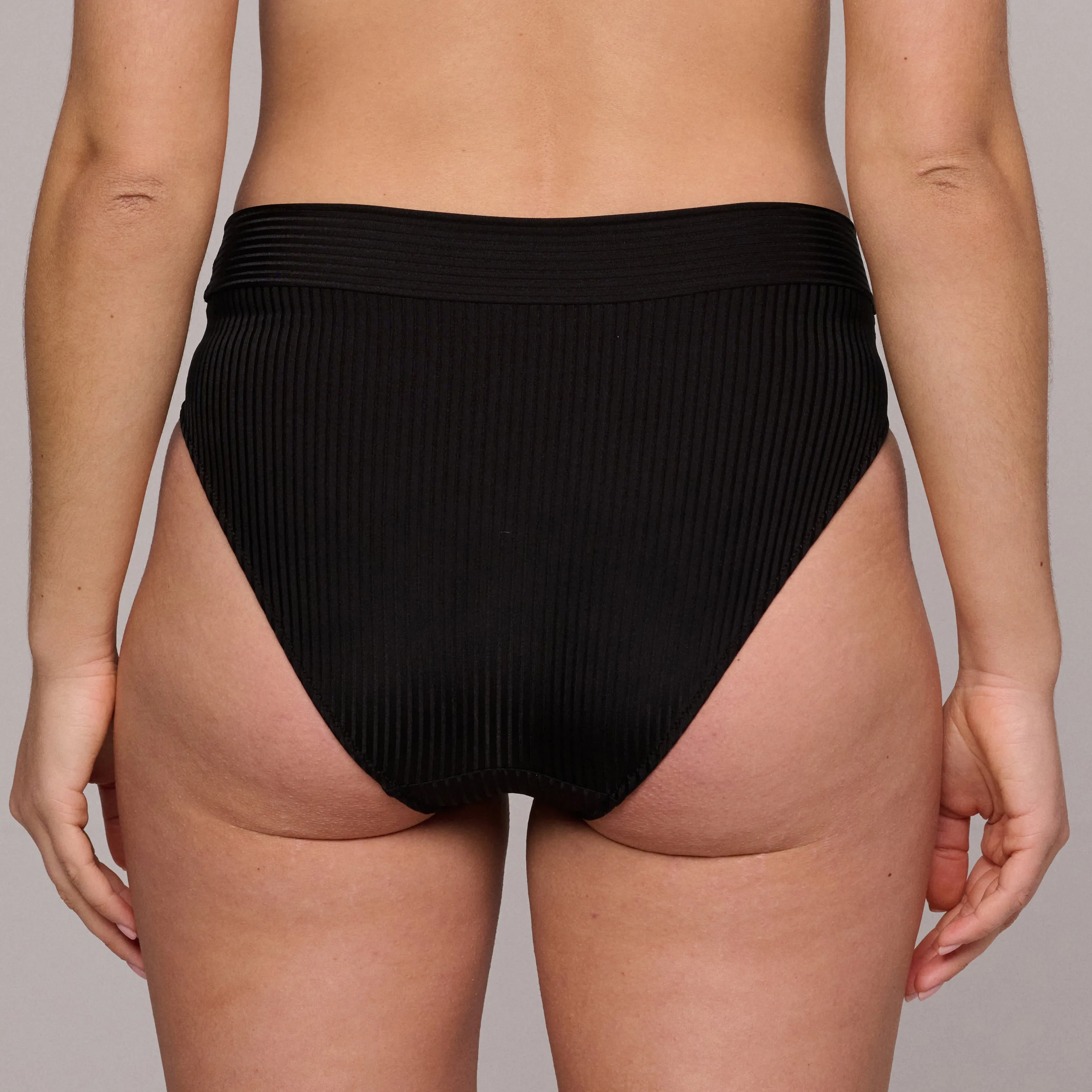 Marie Jo Swim - Emly Bikini Fold Briefs in Blk & Dragon Fruit