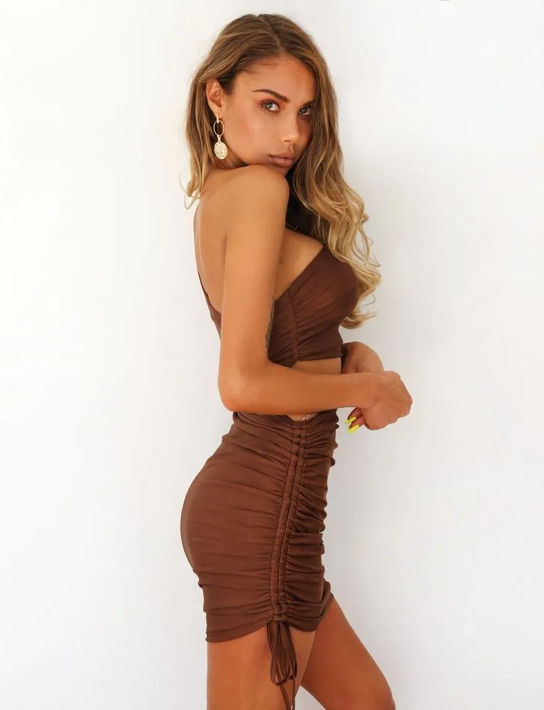 Skyla Dress - Chocolate
