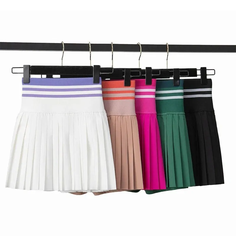 Women's Sporty Pleated Tennis Skirt